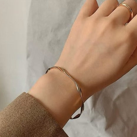 Serene Twist Cuff Bracelet