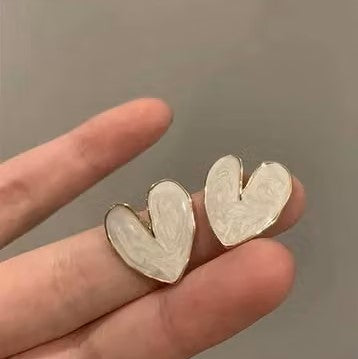 Amour Heart Studs